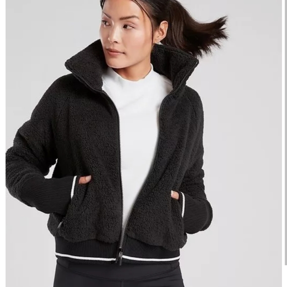 Athleta Tugga Sherpa Jacket Sz.Med. - Picture 1 of 11